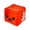Red, variant on Halloween Ghost Floating Cube Stress Relief Toy Soft Slow Rise Sensory Fidget Squeeze Block for Hand Pressure Use