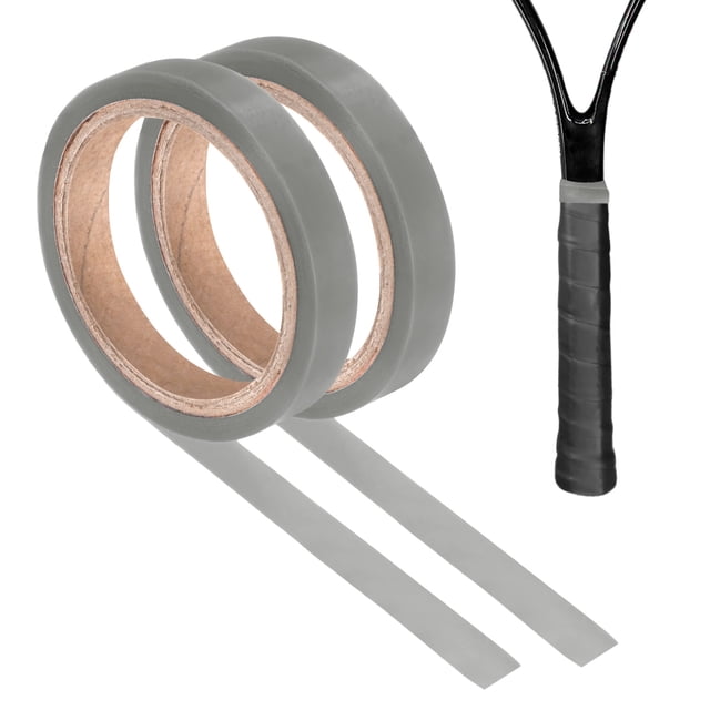 Uxcell 2-Pack Cinta de Acabado para Agarre, Cinta de Agarre para Raquetas de Pickleball/Raquetbol/Bádminton Gris