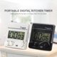 thumbnail image 4 of leyfeng Temporizador de cocina digital con imán fuerte Soporte trasero Alarma fuerte Pantalla grande Temporizador de cocina Reloj, 4 of 8