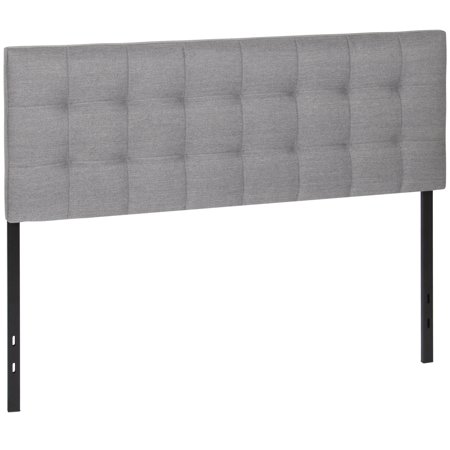 Best Choice Products Upholstered Tufted Fabric Queen Headboard - (Best Fabric For Tufted Headboard)