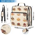 thumbnail image 2 of FORMRS Zipper Binder with Shoulder Strap 2-inch Ring 500 Sheet Capacity File Bag, Red Cakes, 2 of 5
