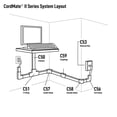 thumbnail image 4 of Funda para cables Wiremold C51 Cordmate II con ajuste en T, color blanco (1 paquete), 4 of 4