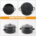 thumbnail image 3 of HEALEEP Poêle à Barbecue Plat à Rôtir Émaillé pour Barbecues Familiaux Lot de 1, 3 of 8
