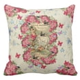 thumbnail image 1 of Funda de almohada Francesa ABPHQTO Floral Vintage Rosas Rosadas 40x40 cm, 1 of 1