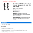 thumbnail image 2 of Front Strut and Coil Spring Assembly 2 Piece Kit - Compatible with 2013 - 2017 GMC Acadia 2014 2015 2016, 2 of 2