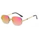 thumbnail image 1 of Las gafas de sol sin marco de la película retra del color forman las gafas de sol del hip-hop, hechas de metal, 1 of 5