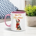 thumbnail image 5 of Merry Christmas Australian Cattle Dog Enjoys Woofmas Winter Xmas Holiday 11oz Accent Two-tone Mug Heeler Lover Gifts Coffee Tea Cup - 02022, 5 of 5