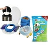 Kalencom - Potette Plus 2-in-1 Portable Potty & Trainer and Liner Refills Bundle, Blue