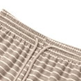 thumbnail image 4 of Kaemgyyd Women's Striped Pajama Pants Lounge Wide Leg High Waist Pj Bottoms with Pockets Drawstring Comfy Sleepwear, 4 of 7