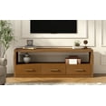 thumbnail image 4 of 74" Modern TV Stand with 3 Drawers - Minimalist Media Console for 70-79" TVs, Classic Entertainment Center with Metal Handles & Spacious Storage, 4 of 15