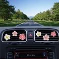 thumbnail image 2 of WJCA 6 Pcs Cute Car Air Freshener Vent Clips, Pink Flower Auto Vent Clips for Women, Aesthetic Car Interior Accessories, Decorative Air Freshener for Car AC Vents, 2 of 7