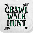 thumbnail image 4 of Inktastic Bow Hunting Crawl Walk Hunt Boys or Girls Baby Bib, 4 of 4