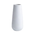 thumbnail image 3 of AuroraX Plastic Dried Flower Vase Small Decorative Desk Vase Matte White Modern Tall Lightweight Home Office Table Vase White, 3 of 6
