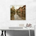 thumbnail image 2 of ARTCANVAS Along The River Beaulieu 1903 Canvas Art Print by Frits Thaulow - Size: 18" x 18" (1.50" Deep), 2 of 9