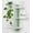 Mint Green&white, variant on Black Floating Shelves for Wall Mounted Shelving Unit All Pine Wood 3 Tier Large Shelf for Bedroom Living Room Office Bathroom Home Decoration Storage Plant Photo Display Modern 20in