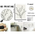 thumbnail image 3 of Hieng Botanical Wall Art Boho Plant Artwork Neutral Bohemian Minimalist Art Modern Painting Canvas Pictures Prints for Wall Decor Aesthetic, for Bedroom Living Room（Only canvas）, 3 of 6