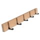 thumbnail image 5 of Ganchos para abrigos, barra de ganchos, ganchos de pared, ganchos para abrigos, ganchos para puertas con 2 a 5 ganchos Naturaleza 5 ganchos, 5 of 9