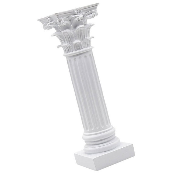 Decorative Candle Holders Roman Column Ornament Candles Office White