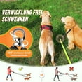 thumbnail image 5 of Double Leashes for 2 Dogs, Tangle-Free Double Leash for Dogs Walking in Training 360° SwivelAdjustable Reflective Length Double Wire Splitter for Two, 5 of 5