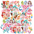 thumbnail image 1 of YEZDIX 35 Pcs Autocollants Mermaid Océan Fantastique Vinyle Imperméable Enfants, 1 of 5