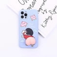 thumbnail image 5 of SZTXJ 2Pack For iPhone 13 Pro Max Three-Dimensional Creative Decompression Cell Phone Case 3D Funny Cute Soft Silicone Squeeze Crayon Shin-chan Ass St, 5 of 5