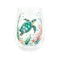 thumbnail image 2 of Artisanal Blue Ringed Octopus Glassware Handcrafted Stemless Wine Glass with 3D Tentacles, Marine Animal Bar Glass for Coastal Home Decor, One Size, 2 of 7