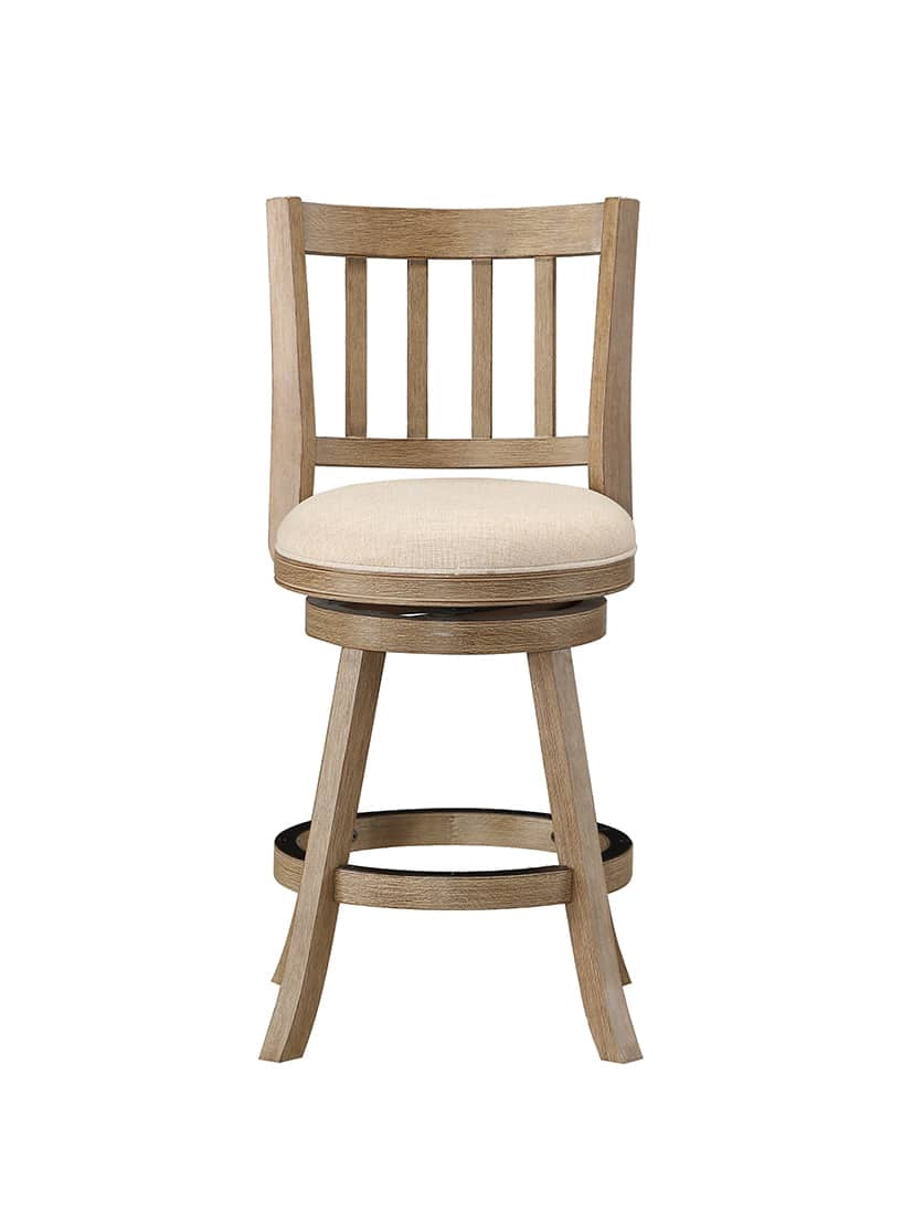 Sheldon Swivel Counter Stool - Ivory