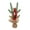 A, variant on A Mini Christmas Decorated Tree 10.04In Pet Artificial Potted Plant With Red Berries Cotton Fabric Blooms For Desktop Window Tabletop Festival Scene Arrangement Decorations Style A