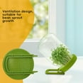 thumbnail image 5 of Shoreew Sprouting Lid with Stand Bean Sprouting Lid for Mason Jars BPA Free Plastic Sprout Maker Kit Easy Seeds Germination Tools for Alfalfa Broccoli Salad, 5 of 6