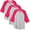 VN Heather/VN Heather Pink, variant on Aquaguard Girls' Vintage Baseball T-Shirt (3 Pack)