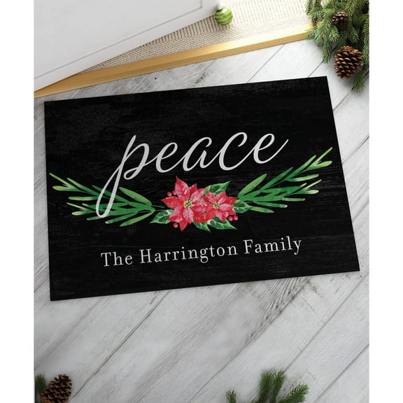 Personalized Peace Indoor / Outdoor Doormat