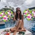 thumbnail image 3 of PMU Luau Balloon 18 Inch Mylar Flamingo Pkg/1, 3 of 8