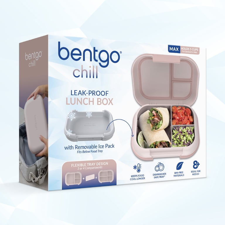 Bentgo Chill Max Lunch Box, 5-Cup XL Pink Cloud photo 5