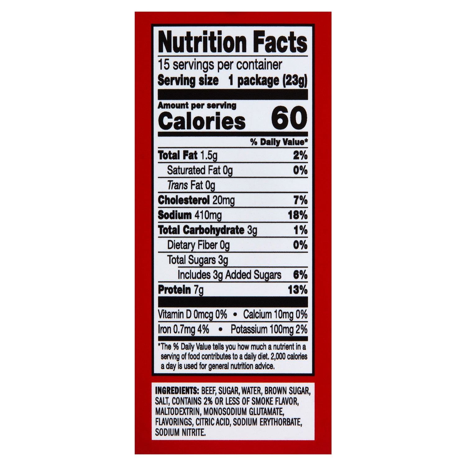 Jack Link’s 12 oz Original Beef Steak Value Pack of 15 Ready-to-Eat Snacks