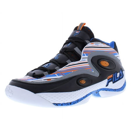 Fila Grant Hill 3 Mens Shoes Size 14, Color: White/Vibrant Orange/Electric Blue