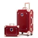 thumbnail image 2 of Nuevo Juego de equipaje de cuero PU con bolsa de cosméticos, Maleta de viaje vintage para mujer, equipaje con ruedas a la moda, equipaje de alta calidad para niñas, 2 of 4