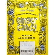 Gem Gem Ginger Candy Chewy Ginger Chews Lemon, 5.0oz, Pack of 1