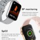 thumbnail image 3 of Reloj inteligente D06 para hombre, 1,6 pulgadas, monitor de ritmo cardíaco, Bluetooth, respuesta a llamadas, relojes deportivos, rastreador de actividad física, reloj inteligente para mujer, platead, 3 of 5