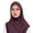 Brick Red, variant on Womens Chiffon Bubble Scarf Solid Color Hijab Summer Lightweight Shawl Wrap Malaysia Style Hijab Pashmina Army Green A