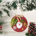 thumbnail image 3 of Yuarrent Guirnalda de Navidad Fiesta de Año Nuevo Árbol colgante Chimenea Ventana Puerta Guirnalda Signo Oficina Hotel Decoración Colgante Kits de decoración para fiestas Papá Noel rojo Yuarrent HA069784-01, 3 of 6