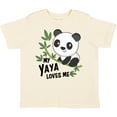 thumbnail image 3 of Inktastic My Yaya Loves Me- cute panda Boys or Girls Toddler T-Shirt, 3 of 5