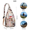 thumbnail image 3 of Waterproof Hiking Backpack - Lightweight Travel Sling Bag for Men & Women, Adjustable Crossbody Chest Shoulder Daypack for Running, Camping & Outdoor, 3 of 4