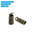 thumbnail image 4 of Unique Bargains Cord End Caps, 100Pcs 3x7mm Metal Spring Coil End Tips Crimp Terminators Caps Bronze Tone, 4 of 5