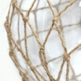 thumbnail image 2 of Elegant Designs Buoy Rope Nautical Netted Coastal Ocean Sea Glass Table Lamp with Burlap Fabric Shade, 2 of 8
