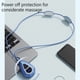 thumbnail image 5 of Seitruly Masajeador de cuello alimentado por batería, carga USB, 1200 mAh, Control de botón, colgante, elegante, 15 engranajes, herramienta de Protección de la piel Tipo de calefacción blanca Seitruly CE014738-05B, 5 of 5