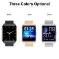 thumbnail image 2 of yeacher H60 Smart Fitness Tracker with 1.69" Touchscreen, Bluetooth Calling, Health Monitoring, Multi-Sport Modes, 7-Day Data Storage, Compatible with Android/iOS, Silver, 2 of 6