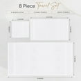 thumbnail image 2 of Utopia Towels 64-Piece Premium Towel Set, 16 Bath Towels, 16 Hand Towels, and 32 Wash Cloths, 610 GSM 100% Ring Spun Cotton Highly Absorbent Towels for Bathroom, Gym, Hotel, and Spa (White), 2 of 8