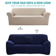 thumbnail image 4 of CJC Sofa Slipcover Stretch Fabric Sofa Covers Furniture Protector for 1/2/3/4 Seats Chair, Loveseat, Sofa, 6 Colors, 4 of 12
