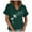 Dark Green, variant on WEAIXIMIUNG Long Sleeve Shirts for Women Pack Plus Size Womens V Neck T Shirt Flowers Graphic Tees Casual Short Sleeve Summer Tops Loose Country Music T Shirt