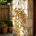 thumbnail image 7 of Artificial Pansy Hanging Vine with Eucalyptus, Fake Flowers Hanging Flowers, Fake Vines Hanging Flowers for Decoration, Weatherproof Wall Hanging Fake Flowers for Outdoor Decor 1Pcs, 7 of 7